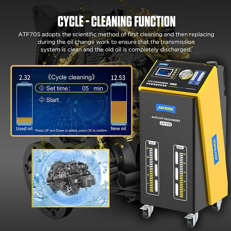 Auto Transmission Fluid Changer ATF705 Atf Oil Changer Exchanger Clean Machine