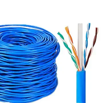 

Factory Price 23awg 4pr Cat 6 Cable 305m Box High Density Polyethylene Insulator Solid Copper Utp Cat6 Indoor Cable