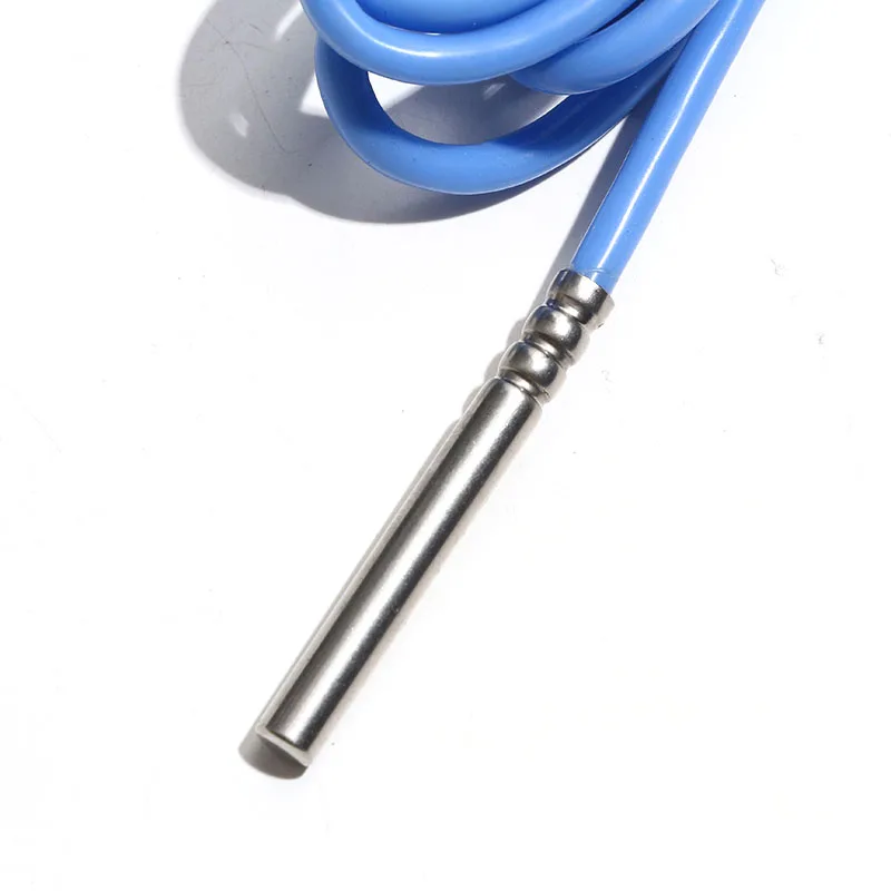 1PC PT100 B/A/AA Grade Temperature Sensor Thermal Resistance 0.5M-5M Silicone PTFE Tinned Shielded Wire Probe image 5
