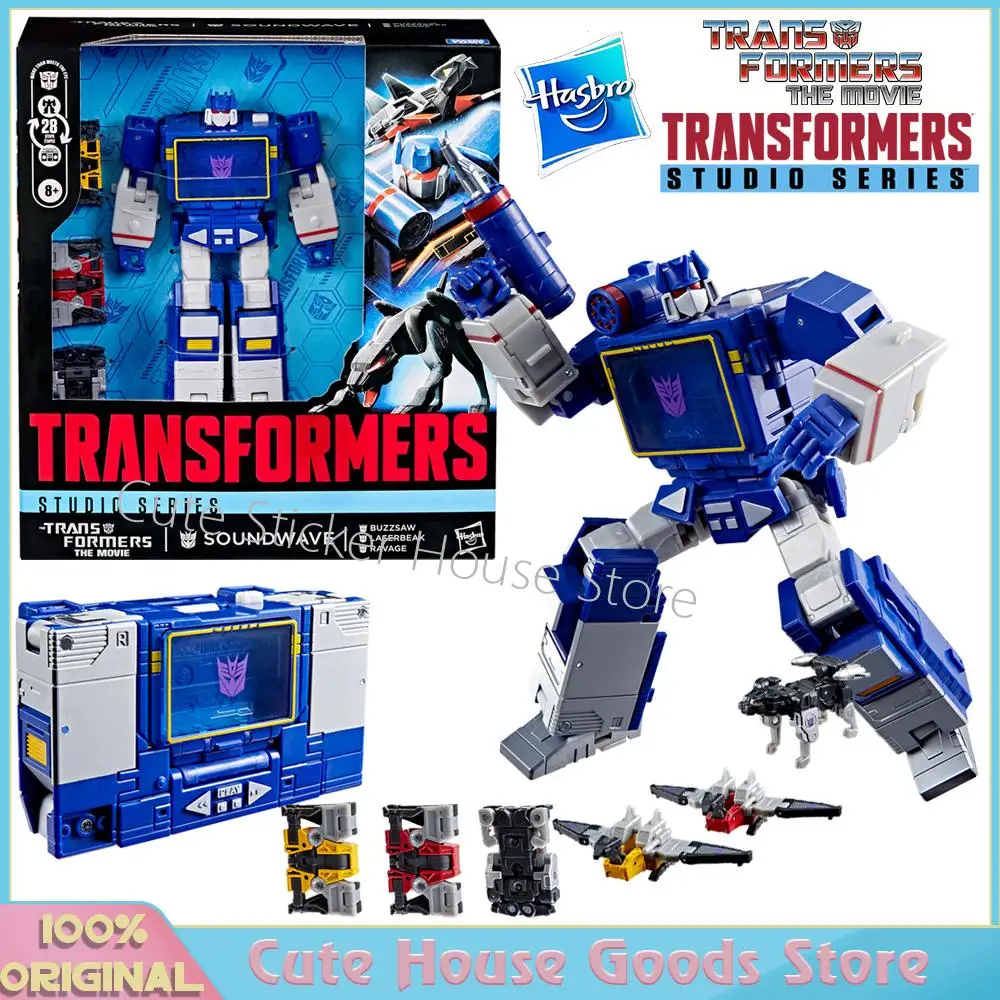 Disponibile originale Hasbro Studio Series Leader Class The Transformers: The Movie Soundwave 6,5 pollici Movie Action Figure Model Toy