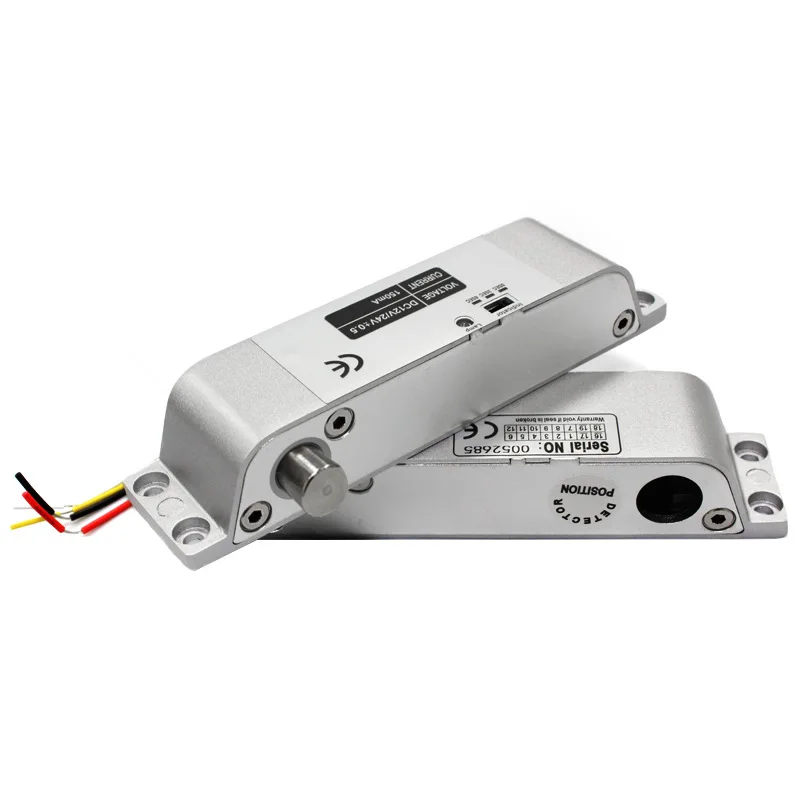 

NC Electric Mortise DC 12V Fail Safe Electric Drop Bolt Lock for Door Access Control Security Lock Doors System electronic lock