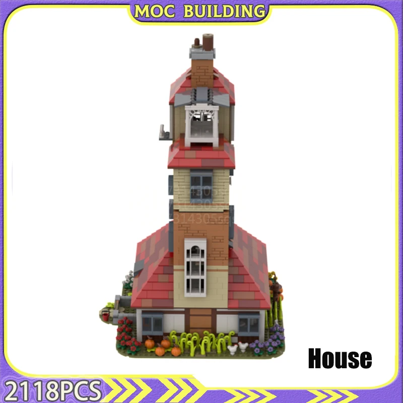 House Display Model City Street View MOC Building Blocks assemblaggio fai da te mattoni giocattoli regalo