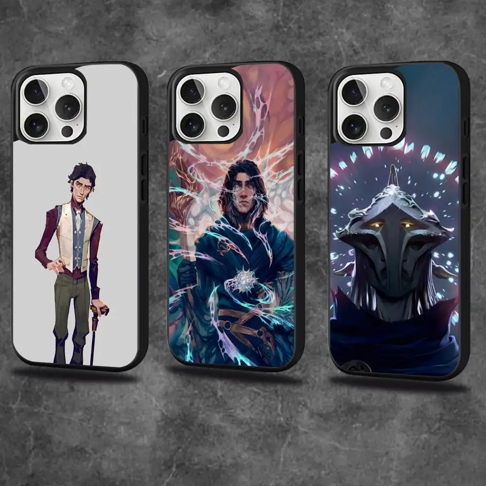 

Anime Arcane Viktor Phone Case For iPhone 16,15,14,13,12,11,Pro,Max,Plus,Mini,SE4,E Magnetic Magsafe Wireless Charging