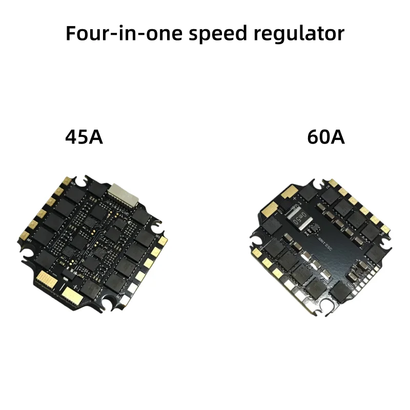 

Four-in-one electric speed controller 45A, 60A, FPV drone electric controller 2-6S, brushless quadcopter multi-rotor F450