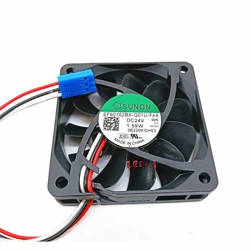 Novo ventilador cooler para sunon EF60152BX-Q01U-FA9 6015 24v 1.59a 6cm ventilador de refrigeração 60*60*15mm