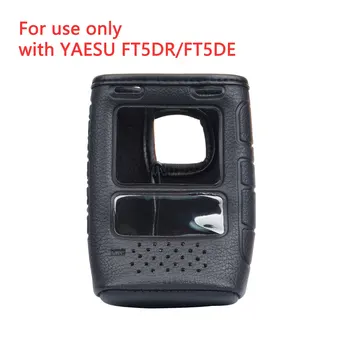 SHC-40 Original Walkie Talkie Case Soft Walkie Talkie Holder Faux Leather For YAESU FT5DR/FT5DE