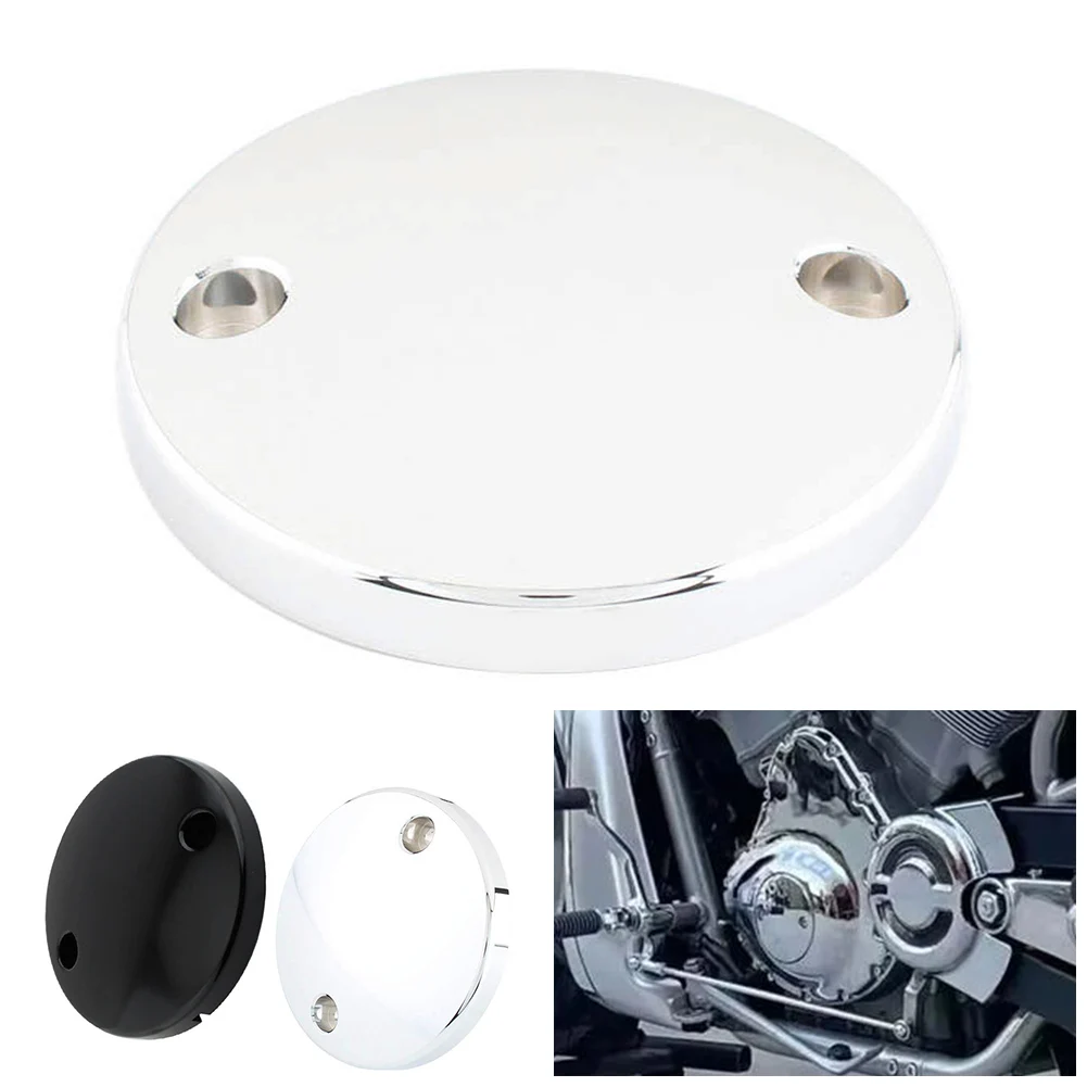 1Pcs Motorcycle Aluminum Timing Cover Protector Left For Harley NIGHT ROD VRSCD V-ROD VRSCA VRSCAW 2002-2007 Black/Chrome