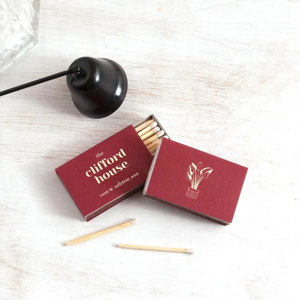 

Our House Personalized Classic Match Boxes - Favors, Party Favors, Custom Foil Stamped Matches, Wedding Favor