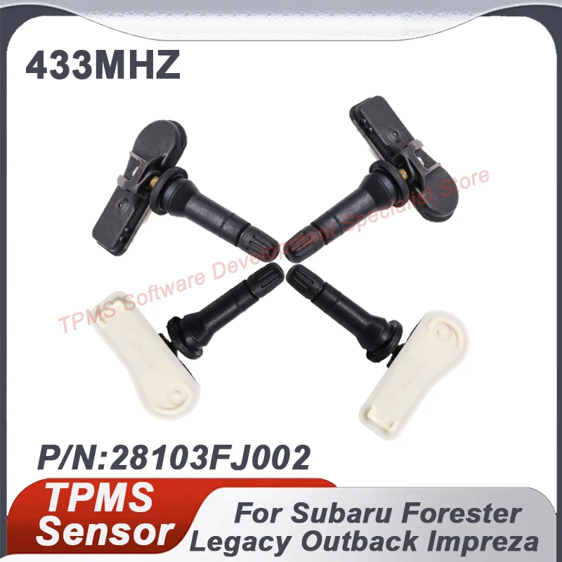 

1/4PCS 433MHZ TPMS Tire Pressure Sensor For Subaru Forester Impreza Legacy Outback Tribeca WRX 28103FJ002 28103FJ000