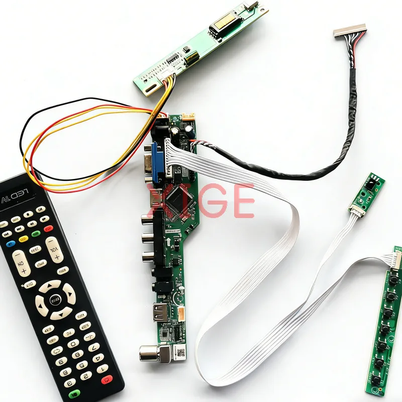 

Плата контроллера привода, совместимая с LTD121EA41 LTD121ECAK LTM12C505K LTD121EC3L, LVDS 20-контактная, 1024x768, HDMI+VGA+AV+USB, 1-CCFL, комплект 1024*768