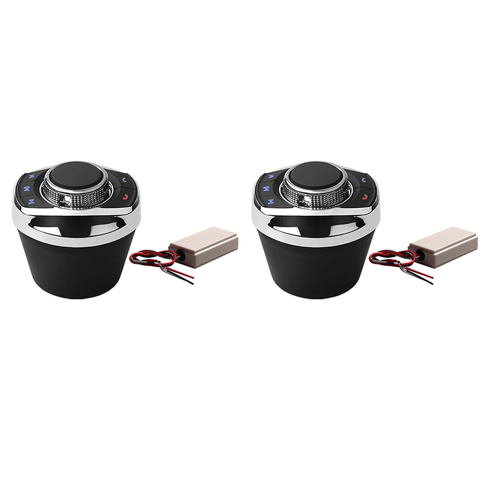 

B07A-2X Универсальная автомобильная беспроводная кнопка управления рулевым колесом со светодиодной подсветкой, 8 функций клавиш для автомобиля Android Navi Player Auto