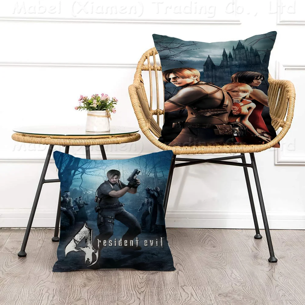 Games R-Resident-E-Evil Cushion Cover Decorative Pillow Sofa Home Decor Case Pillow Cases