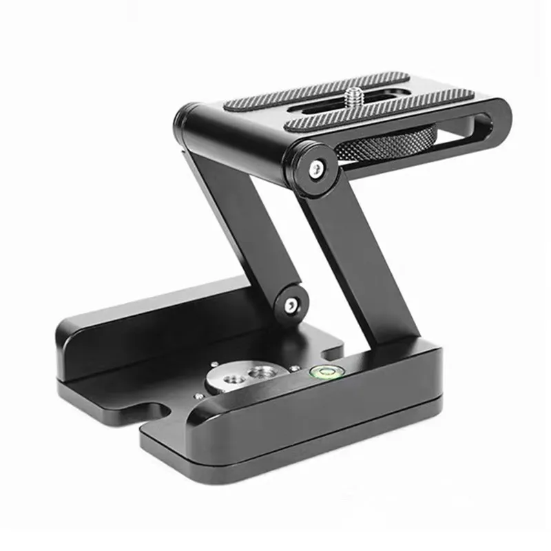 Trípode profesional de Metal plegable tipo Z, soporte para cámara de estudio de fotografía, placa de videocámara Compatible con escritorio