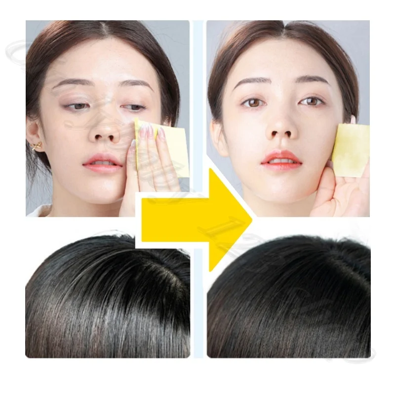 Gesichtsquaste, ölabsorbierender Papierpulverkuchen, um Gesichtsglanz und Erfrischung zu entfernen, verstopfte Poren, Make-up, leicht zu tragen