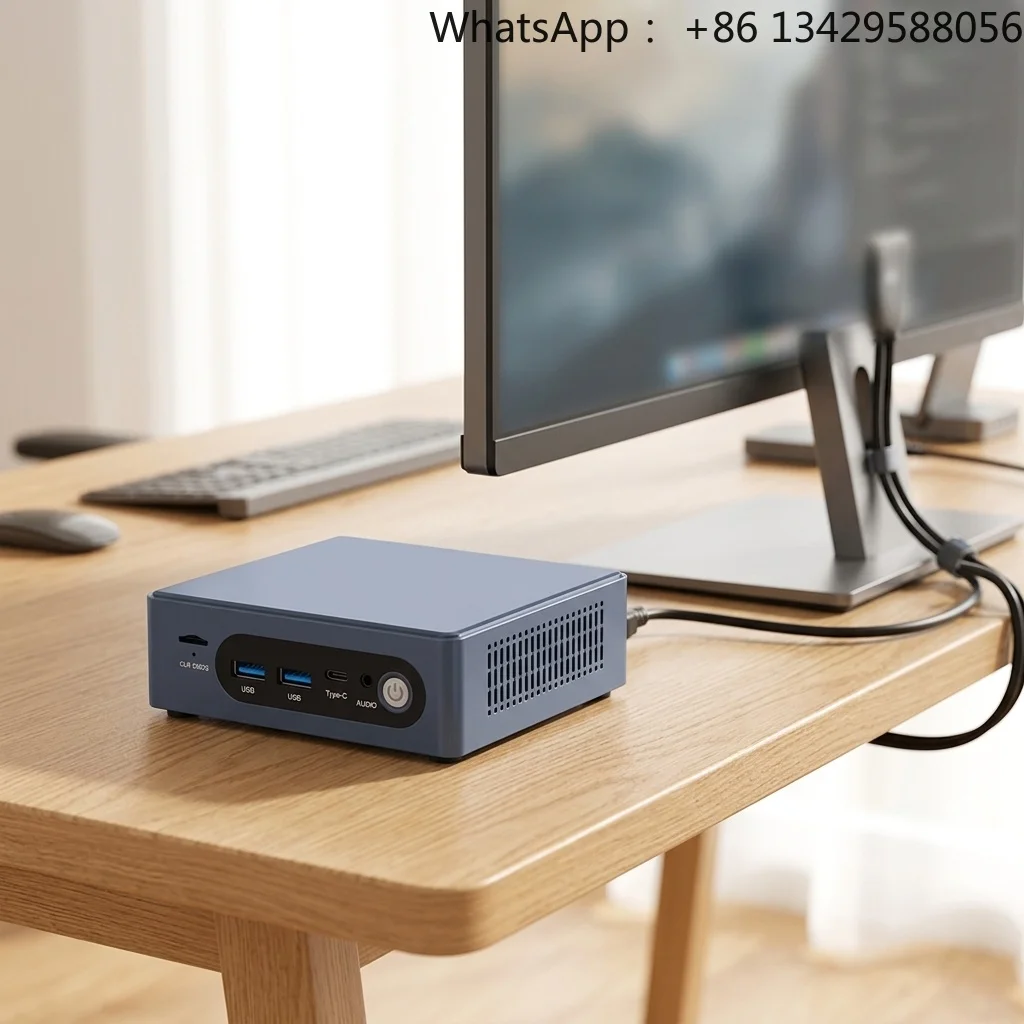 Small Form Factor Ultra Mini Gaming Computer 32GB DDR5 WiFi 6 BT 5.2 USB4 HDMI Global AU US EU JP UK Plug for Gaming Business