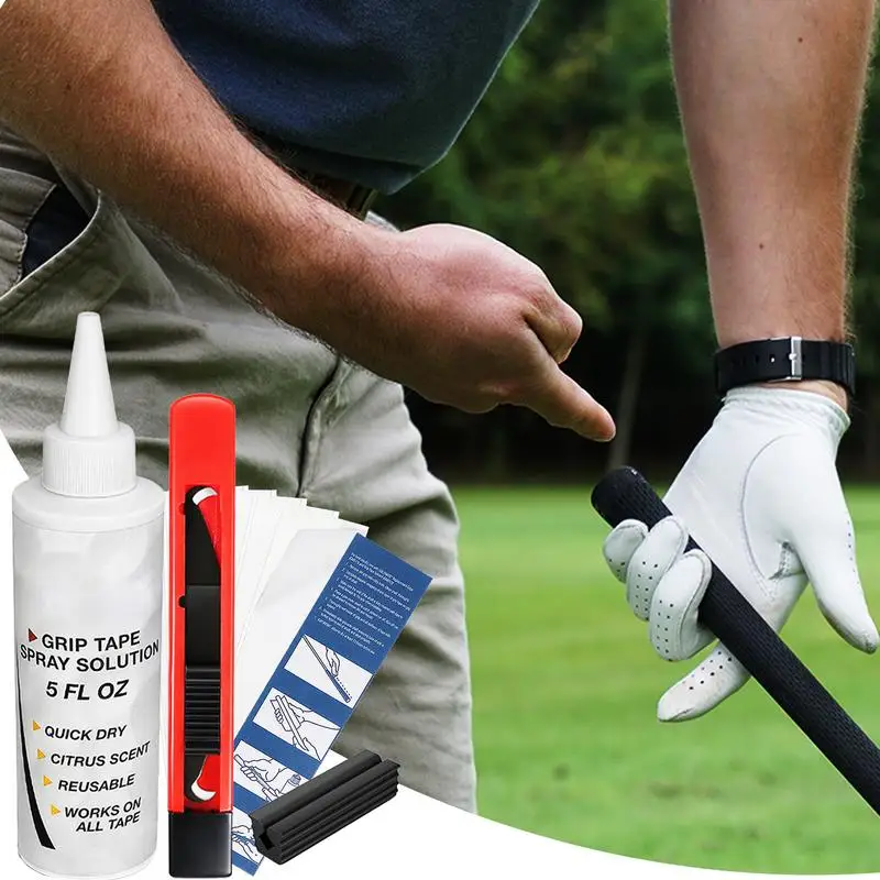 Golf Grip Replacement Kit Golf Grip Repair Tool Kits Golf Equipment With Strong Adhesive Grip Tape For Golf Novices Professions