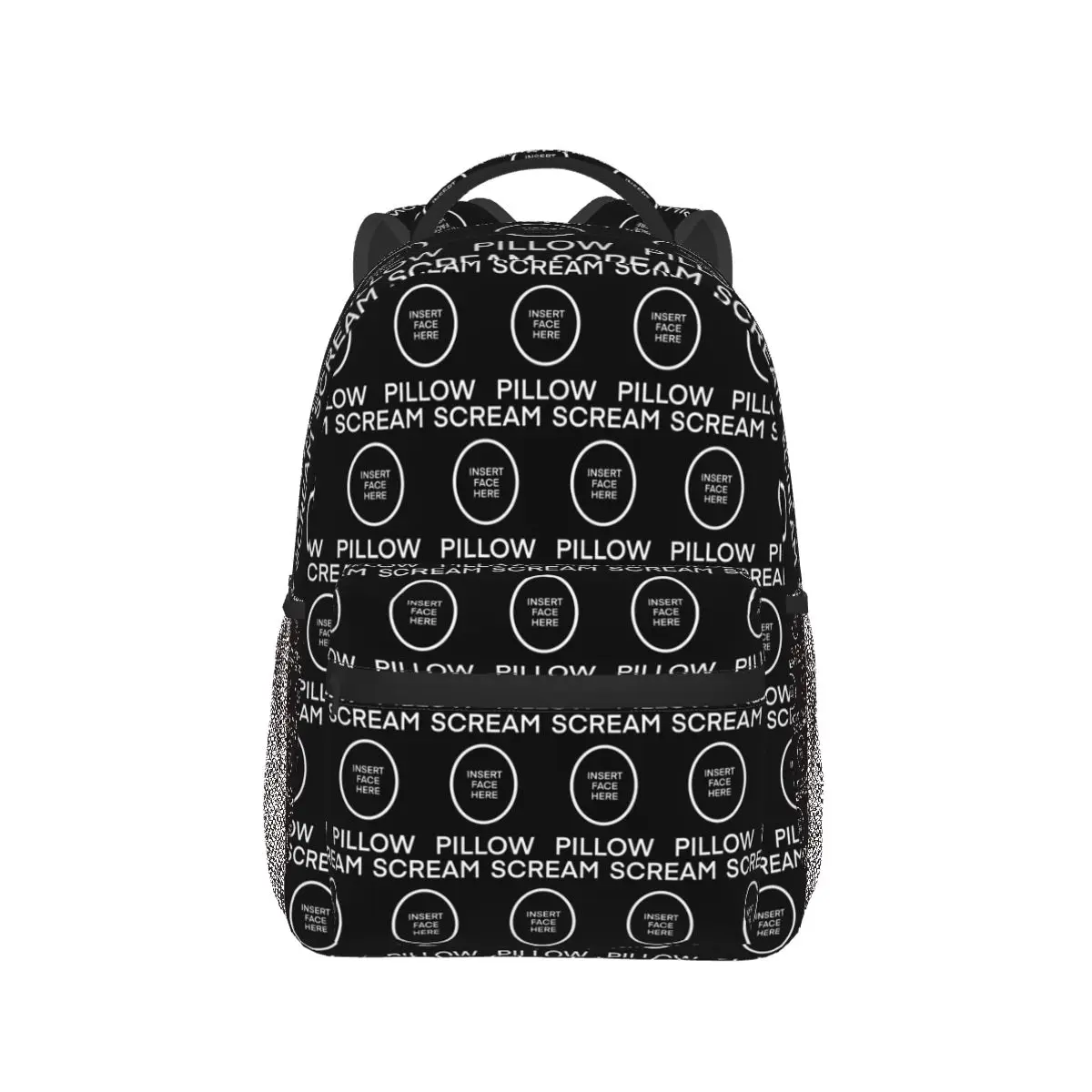 SCREAM PILLOW Backpack Hot Sale Daypack Large Capacity Kids BookBag School Bag Shoulder Bags for Men Women