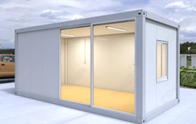 Geprefabriceerde Gekleurde Staal Materiaal Prefab Bout Container Huis, Geïntegreerde Ruimte Capsule Container Mobiele Woningbouw