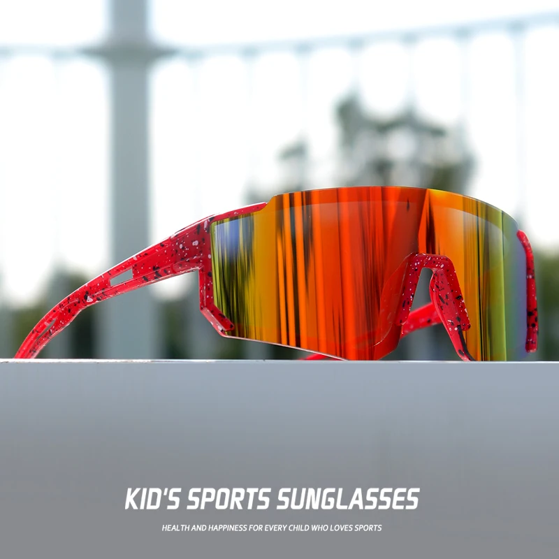 Youth Baseball Sunglasses for Boys Girls Softball Cycling Sports Sunglasses for Kids Lightweight Frame
