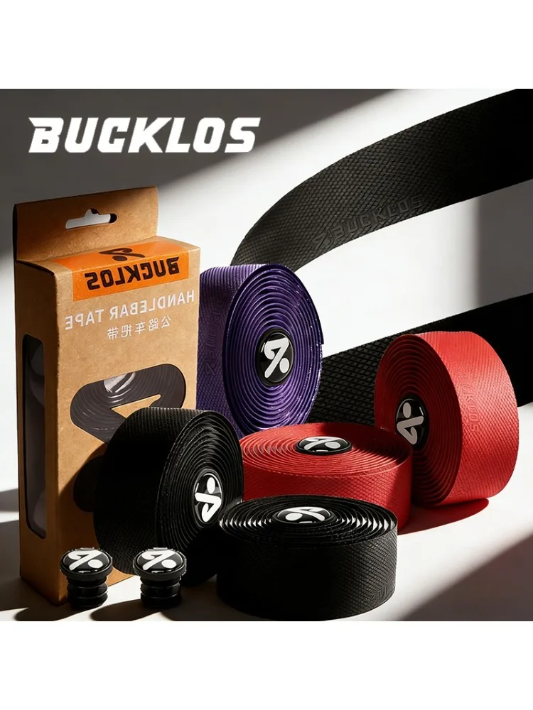 AliExpress BUCKLOS Bike Tape PU EVA Grid Design Non-slip Road Bike Tape Lightweight Shockproof Durable Handlebar Tapes Bike Accessories