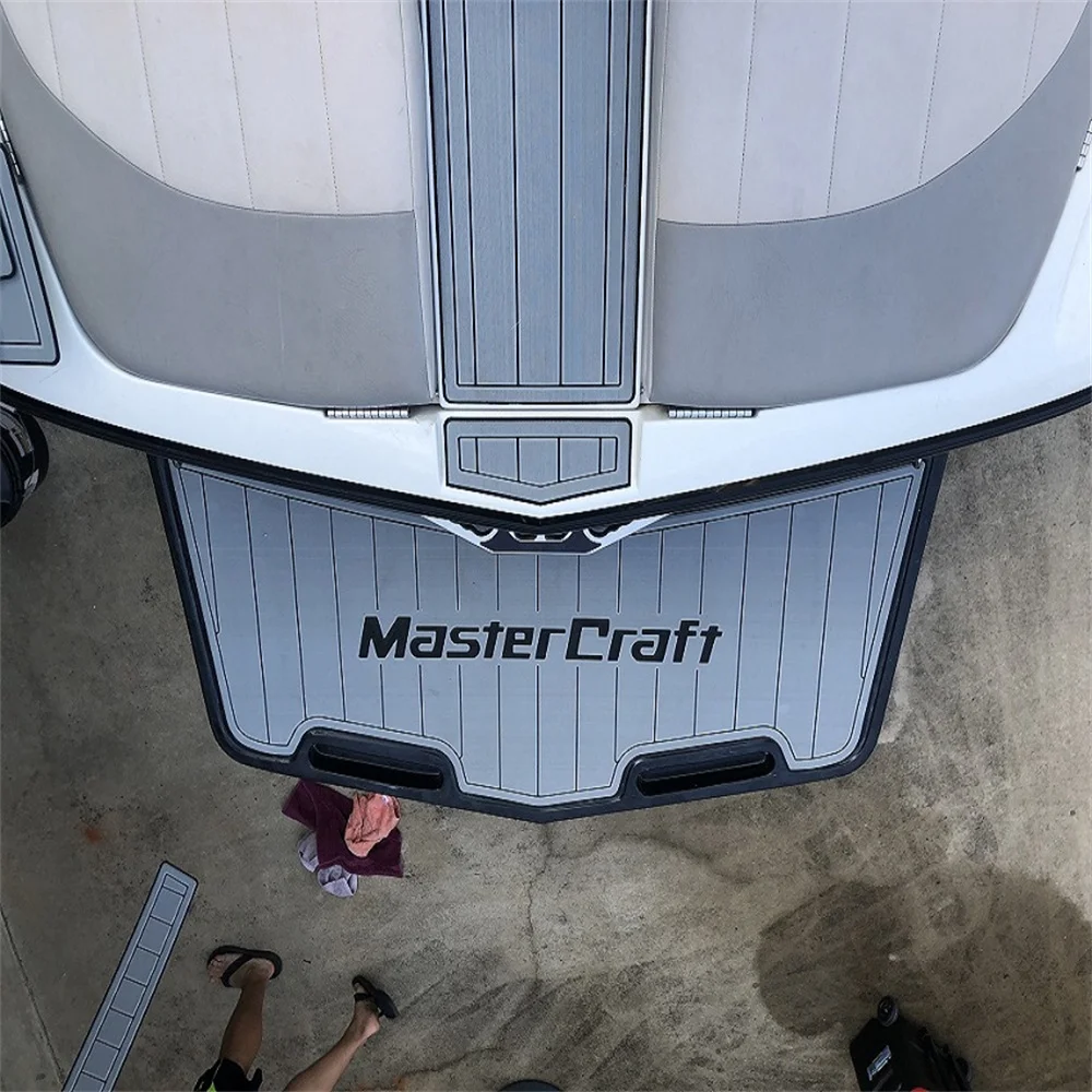 2007 MasterCraft X-45 Swim Platform Pad Boat EVA Foam Faux Teak Deck Floor Mat SeaDek MarineMat Gatorstep Style Self Adhesive ZY