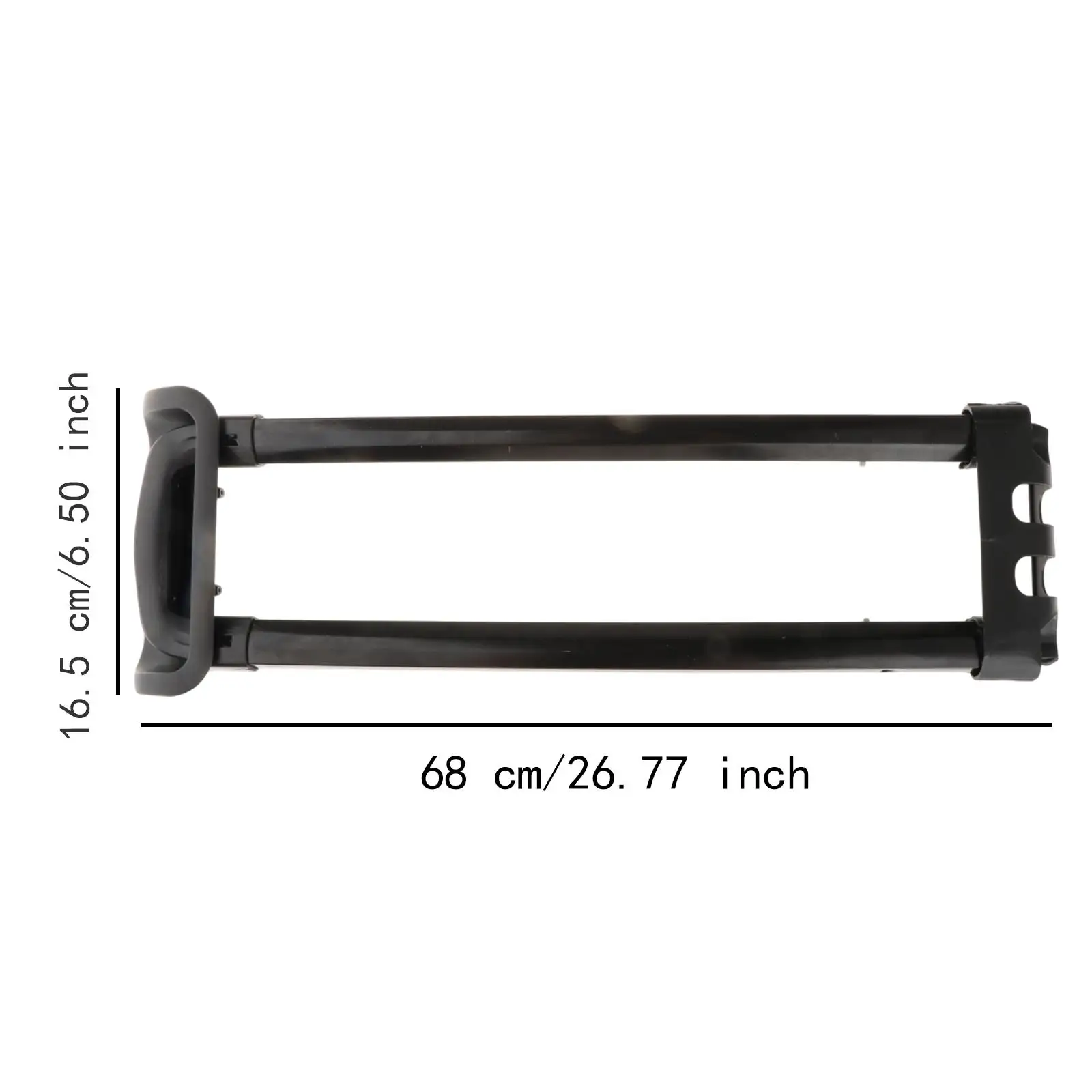 Travel Bagagem Spare Telescoping Handle, Retire Rod, fácil instalação, Suitcase Telescopic Handle Substituir para carrinho Viajando Bag