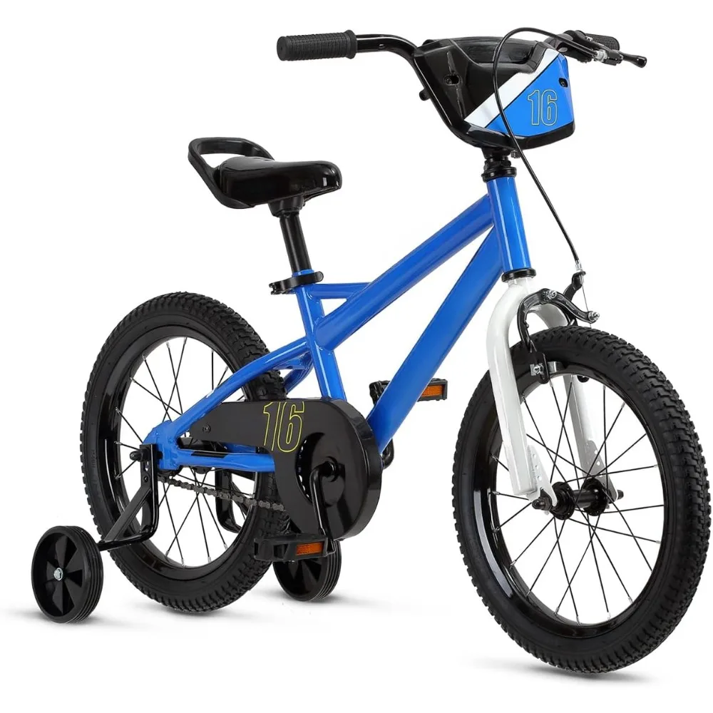 Children's Bicycle, Suitable for Children, Wheels 12-18 Inches, Including Training Wheels, Rider Height 28 To 52 Inches