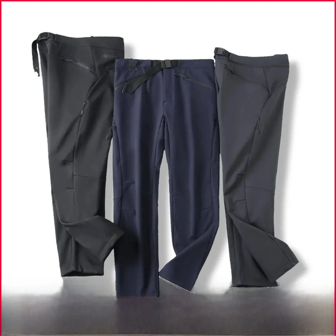 

Функциональный Stabili! Мужские повседневные брюки на подкладке для занятий спортом на открытом воздухе, прямые брюки, приклеенные Ss, осень-зима, элитная мода