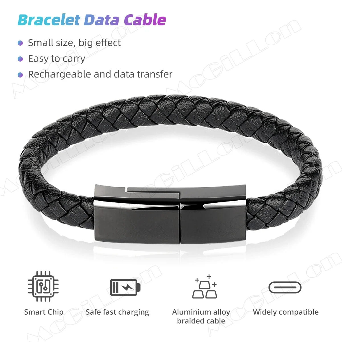كابل شحن USB من النوع C إلى النوع C ، سلك بيانات سوار ، سلك سريع للآيفون ، وسامسونج ، و شاومى شاو ، وواى واى وبو
