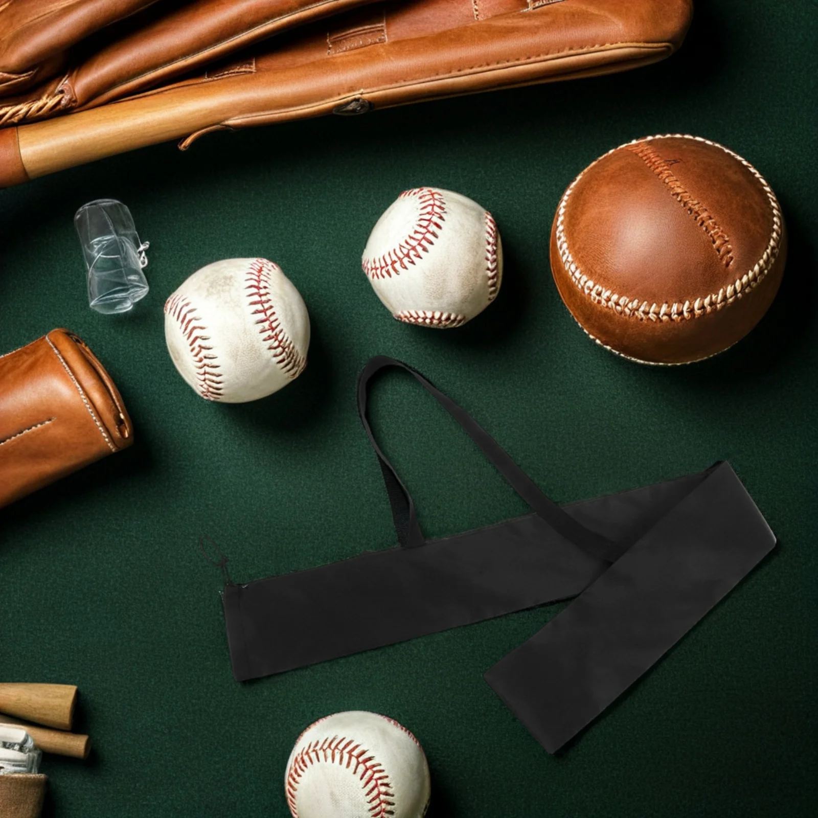 2Pcs Baseball Bat Storage Shoulder Bag Oxford Cloth Portable Softball Gear Organizer Sports Equipment Carrying Case