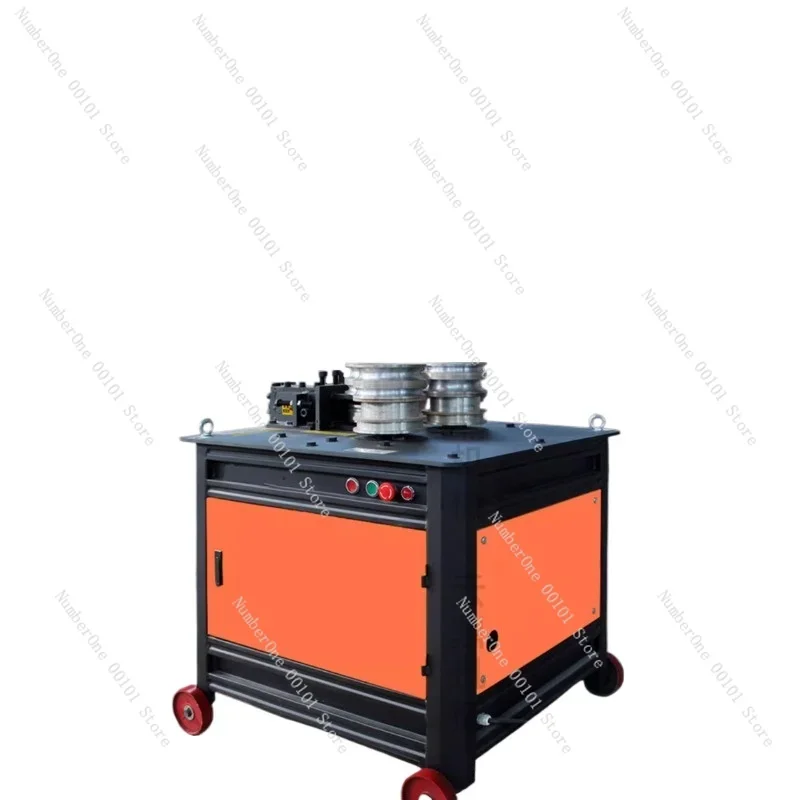 Electric hydraulic greenhouse pipe bending machine steel bar bending circle aluminum angle steel arc circle numerical control