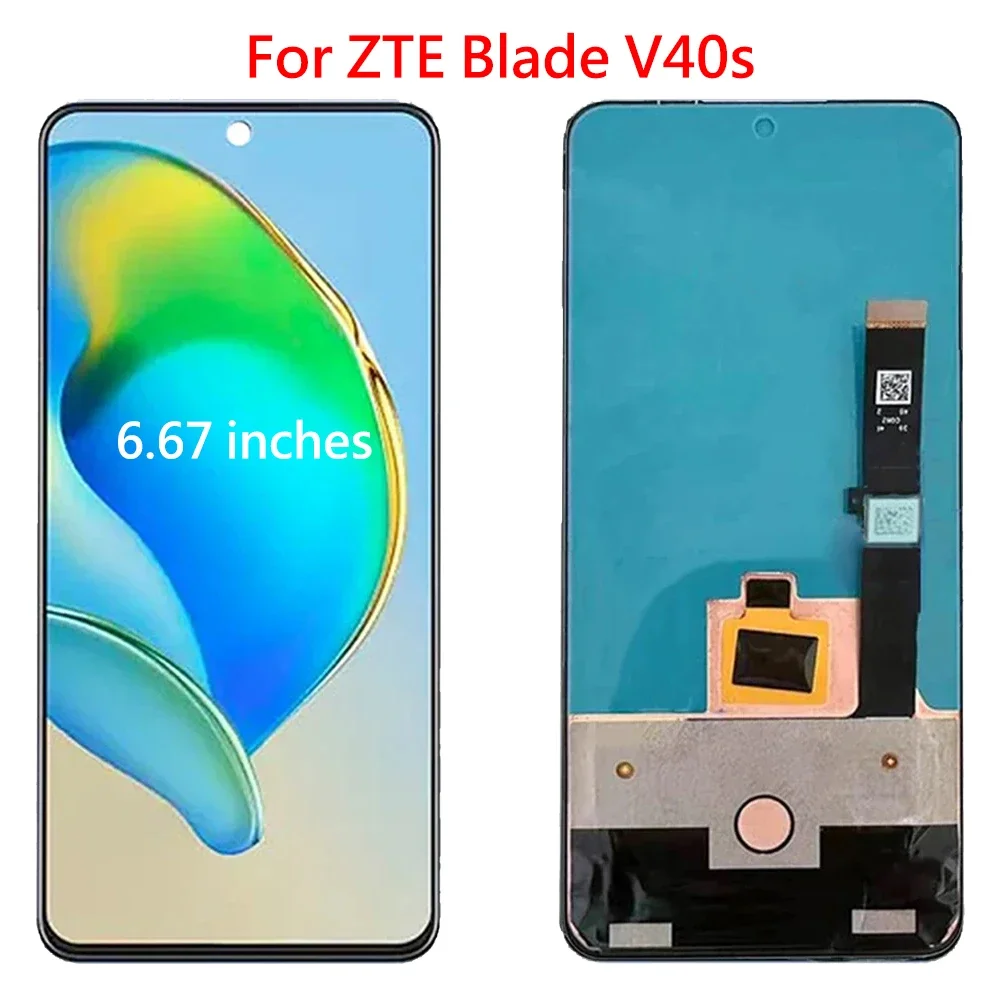 AMOLED For ZTE Blade V40 Pro V40s LCD Display With Touch Panel Screen Digitizer Assembly Replacement Parts For ZTE S30 Pro LCD