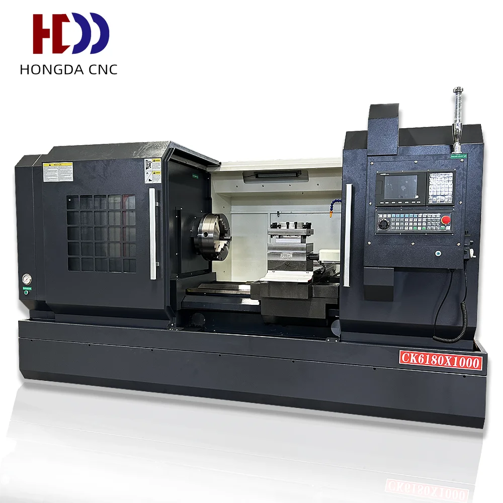 High Quality Ck6150 Ck6163 Metal Ck6180 Small CNC Lathe Turning Center