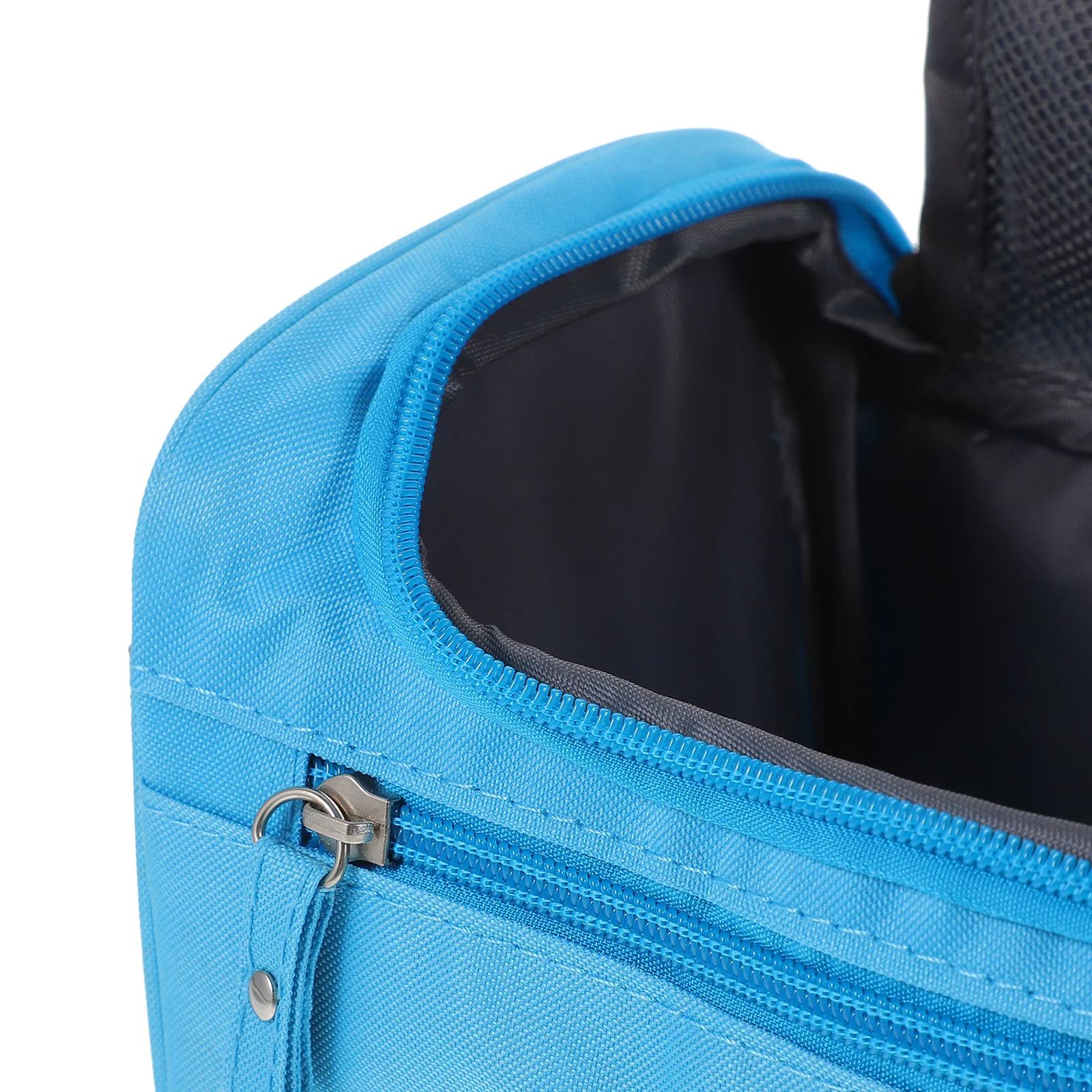 حقيبة أدوات الزينة للسفر مقاومة للماء مع تصميم خطاف منظم مكياج واقف للرجال والنساء حقيبة محمولة للرحلات القصيرة #4