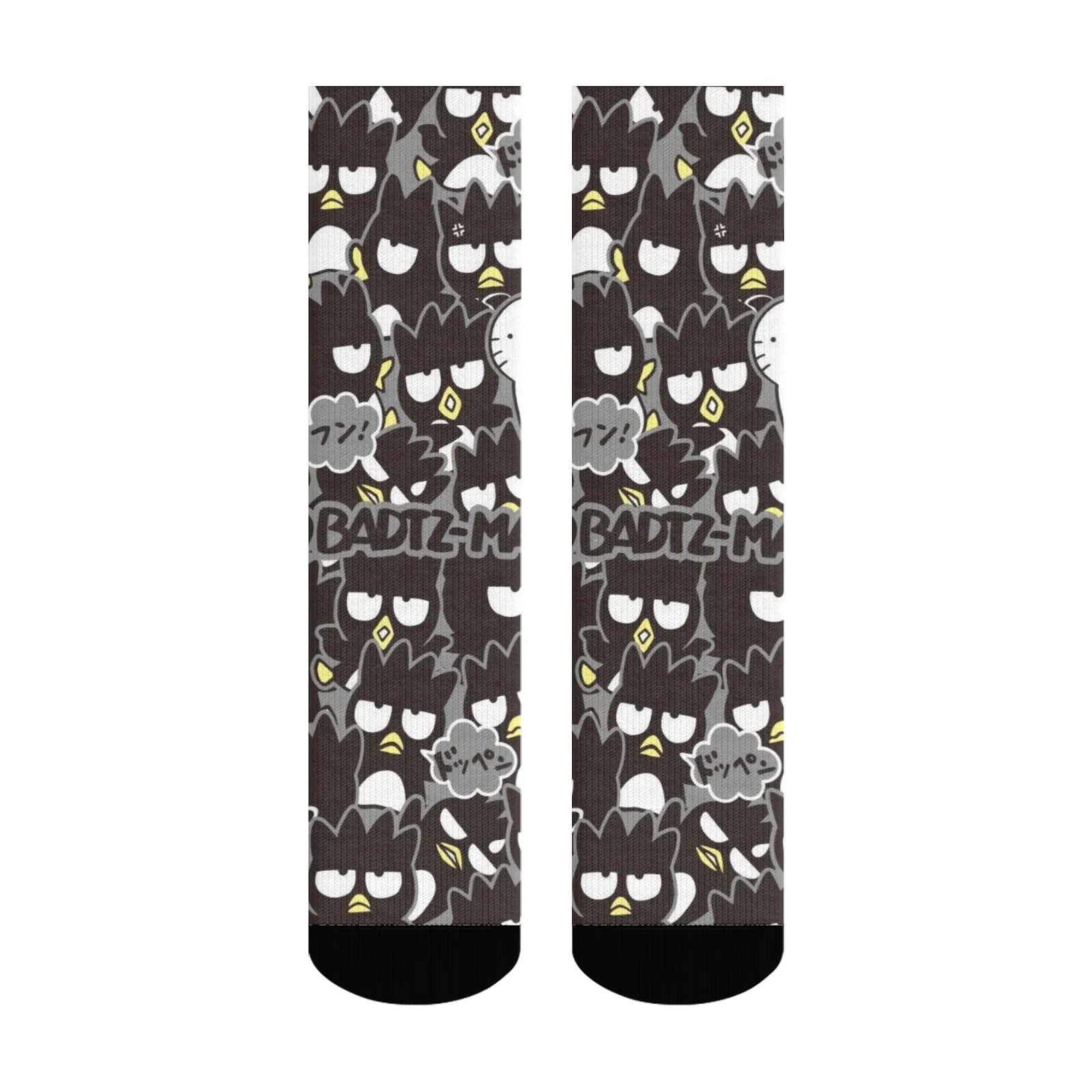 

1 Pair Cute BADTZ - MARU Cartoon Crew Socks High - Quality, Stylish & Comfortable - Perfect for Anime Fans & Trendy Daily Wear