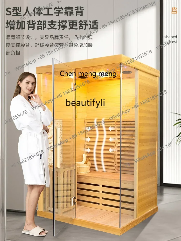 X Household single sauna box double sweat room beauty salon steam sweat fitness commercial