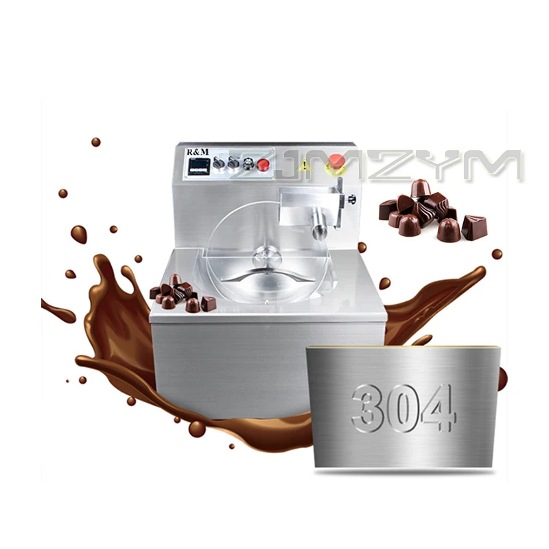 RM-CJ08 High Quality 8kg Chocolate Tempering Machine With Vibration Table 110V/220V Stainless Steel Chocolate Melting pot Melter