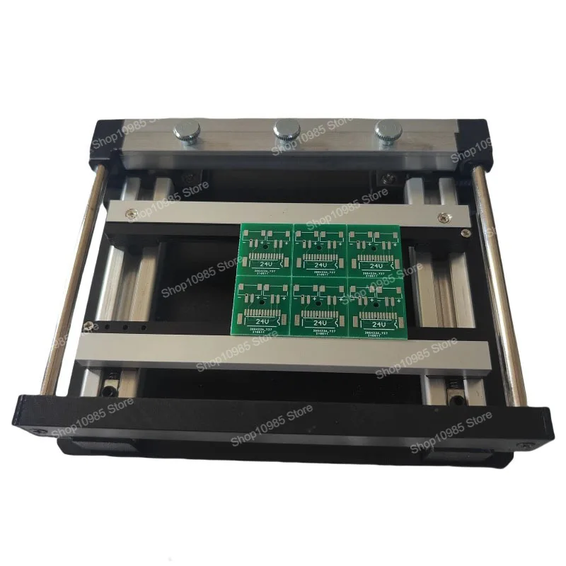 PCB Steel Mesh Solder Paste Printing Table Steel Sheet SMT Solder Paste Printing Manual Small Micro Screen Printing Machine view 2