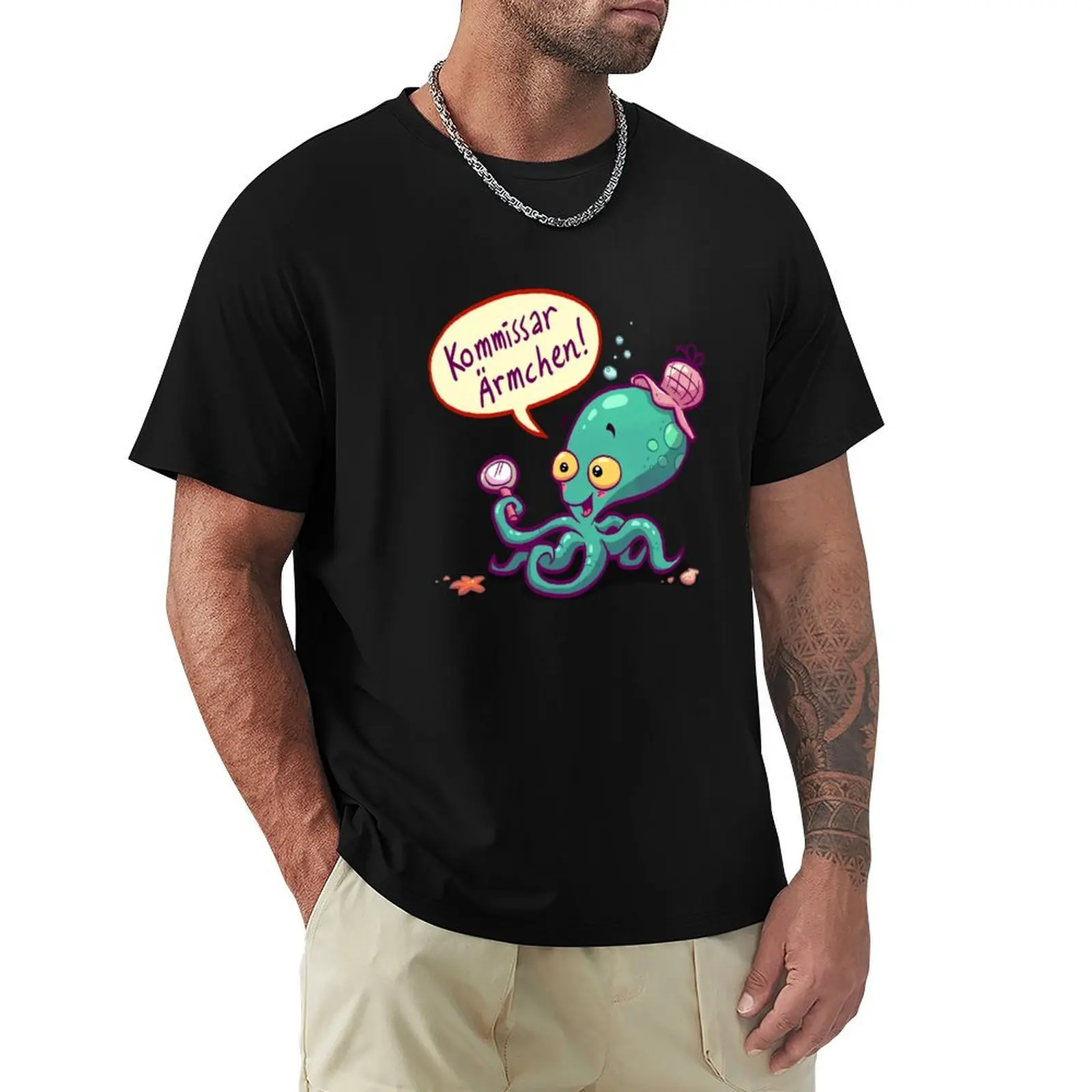 Commissioner ?rmchen T-Shirt Work Style Casual T-Shirt