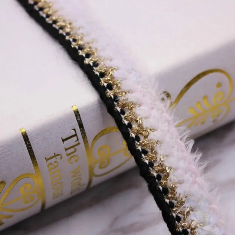 10 metri moda invernale nuovo design nastro tessuto di lana peluche tessitura per capelli pizzo trim fai da te maglione cappotto abito accessorio di stoffa