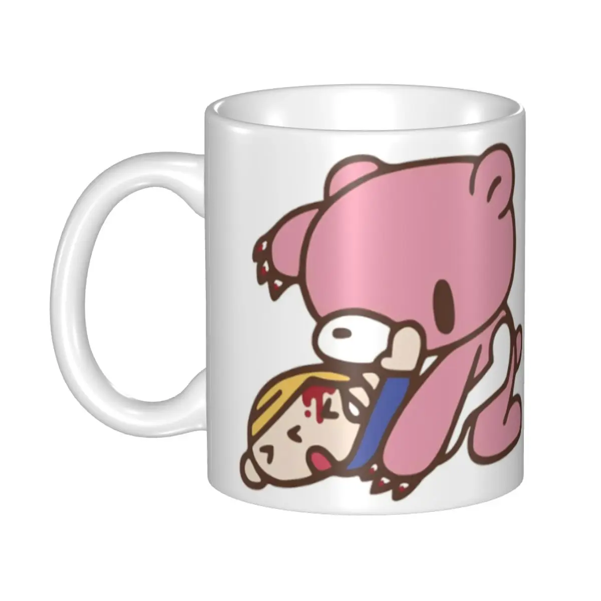 

Cartoon Gloomy Bear Mug Customized Coffee Ceramic Mug Creative Present