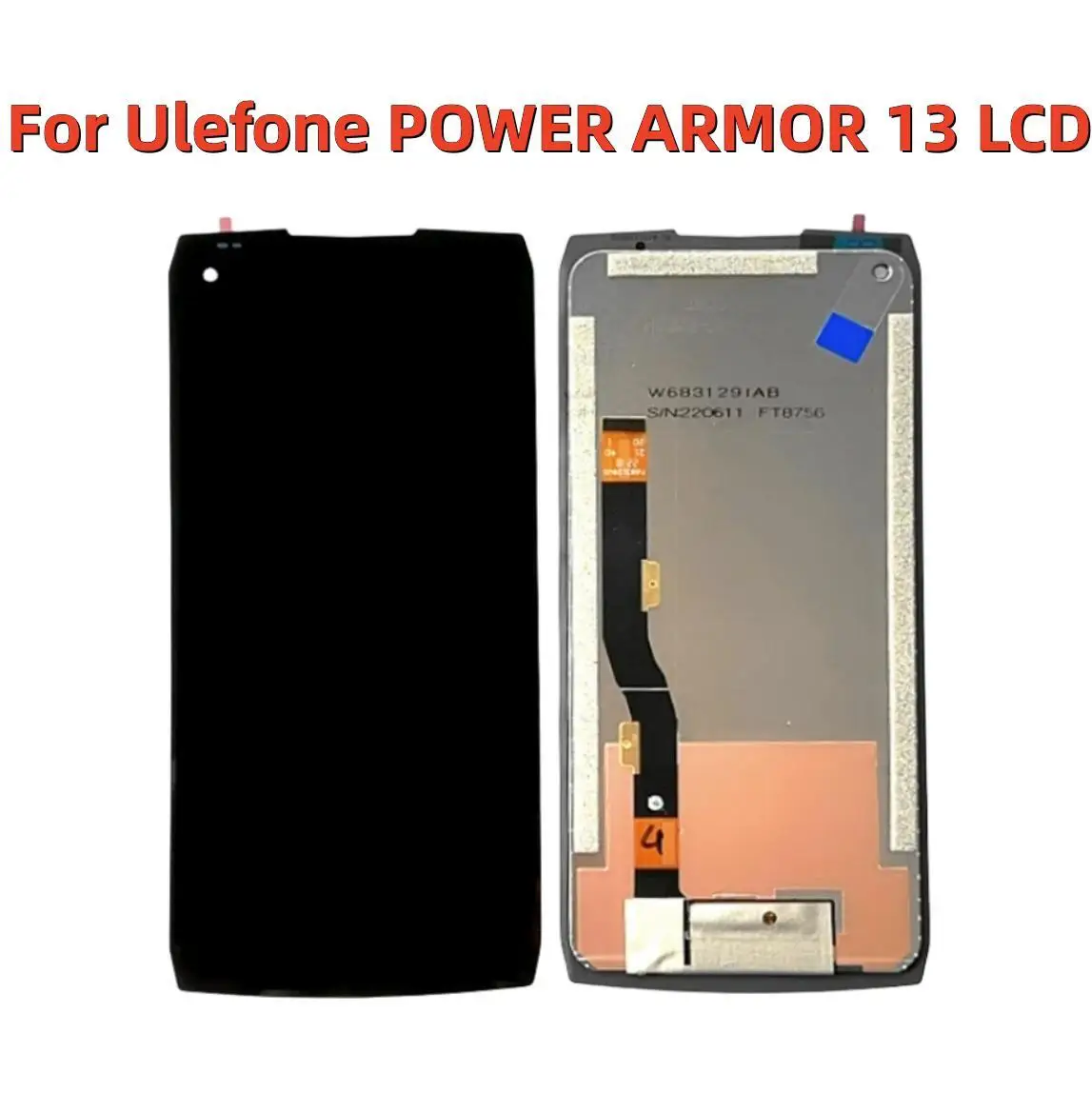 

For Ulefone POWER ARMOR 13 LCD Display and Touch Screen Digitizer Phone LCD replacement