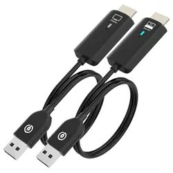 Cabo extensor HDMI sem fio, transmissor e receptor de áudio e vídeo, adaptador de exibição para câmera, PC para TV, monitor, projetor, 30m, novo