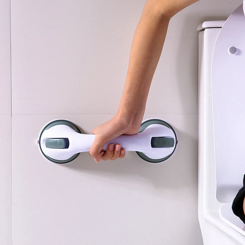 Bathroom Shower Armrest Suction Cup Handle Toilet Bathroom Railing Elderly Non-Slip No-Punch Prevent Falls Toilet Handrail