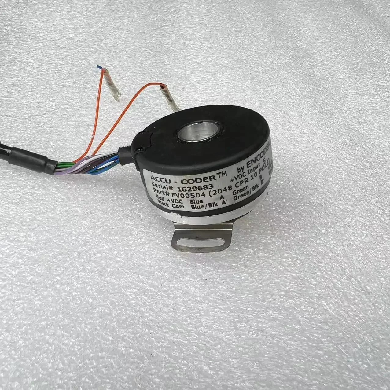 FV00504 (2048 CPR 10 POLE) ACCU-CODER encoder Kohlmorgen servo encoder