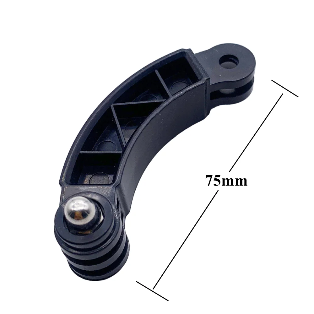 Extension Rod Short Curved Rod Helmet Bracket Extended Curved Rod For GoPro Hero 13 12 11 10 9 SJCAM Insta360 DJI Action Camera