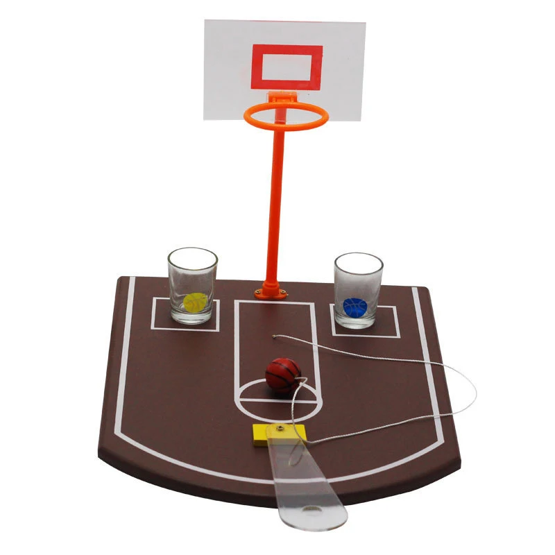 Ceative Desktop Basketball Game Bar Drinking Games Basketball Court Bar Toy Table Games Drink Game for Bar KTV Club Family Party