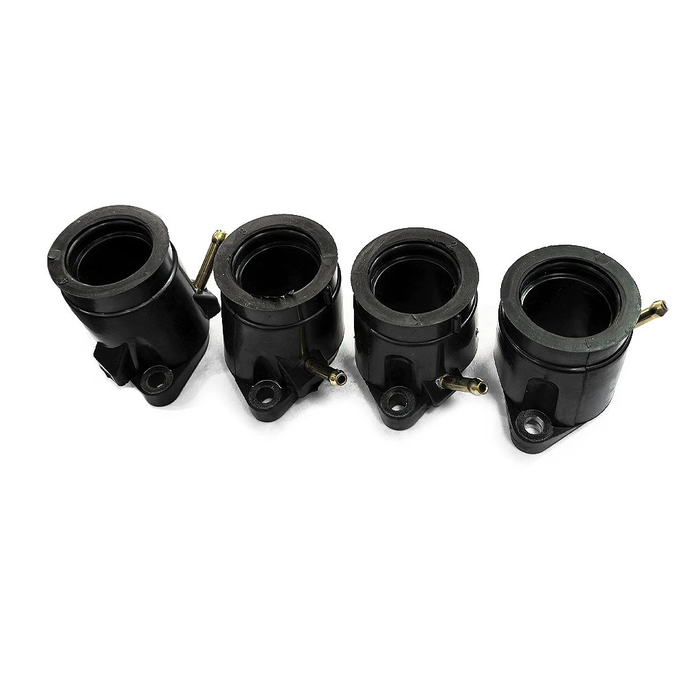 4pcs Carburetor Intake Connector Gaster joint Carburetor Manifold Interface Adapter For Yamaha FZX250 FZX 250 ZEAL 1991 1992