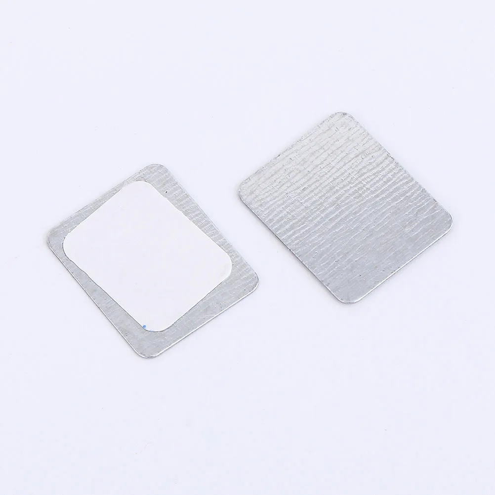 

40pcs Eye Shadow Lipstick Tool Diy Empty Metal Subpackage Stickers Adhesive Makeup Pan Pressed Powder Magnetic Plate