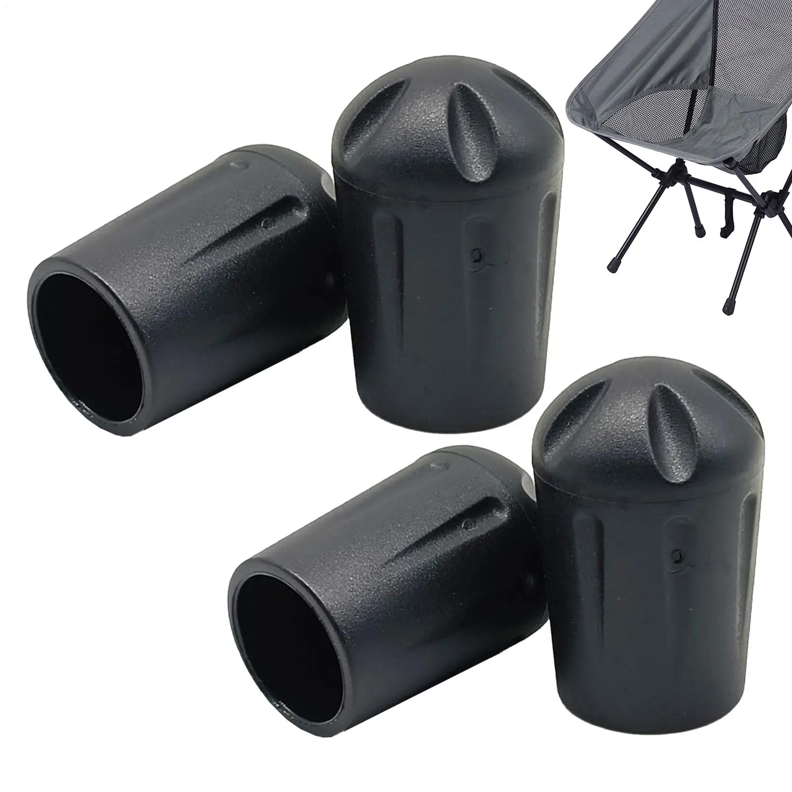 4pcs Heavy Duty Elastic Gripper Chair Foot Covers  Anti-Slip Shock Absorbing Protectors for Carpet Wood Outdoor Patio, Recliner
